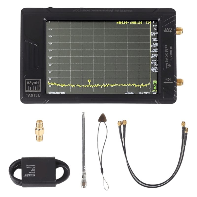Signal Generator Spectrum Analyzer - KYCOR-Hochfrequenz-Signalgenerator 5000mAh Akku 4-Zoll-Display 100Khz-7.3Ghz Spektrumanalysator