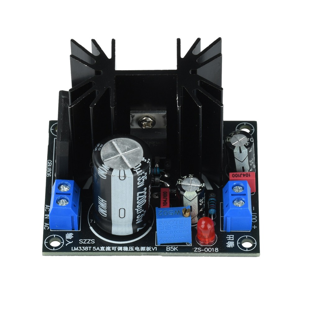 Linear Lab Power Supply Adjustable - LM338T Lineares einstellbares Spannungsreglermodul AC0-24V DC0-35V